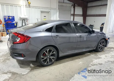 2020 Honda Civic Sport z USA, uszkodzony, nr VIN 2HGFC2F82LH590679